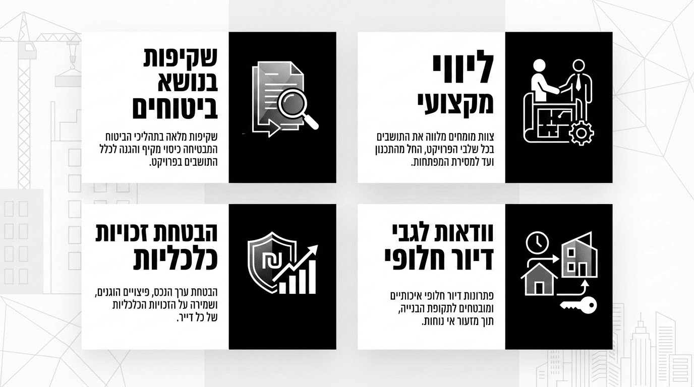 מסמכים חיוניים לדרישה מהיזם בפרויקט פינוי בינוי